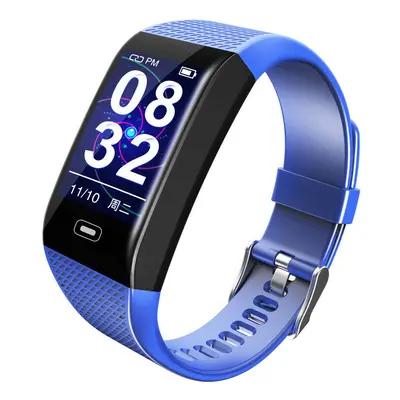 (Blue) Dynamic UI Interface Smart Watch Hours Training Monitor Health Tracker Sport Wristband