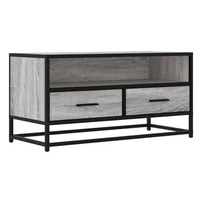 (grey sonoma) vidaXL TV Cabinet TV Stand Media TV Unit Engineered Wood and Metal