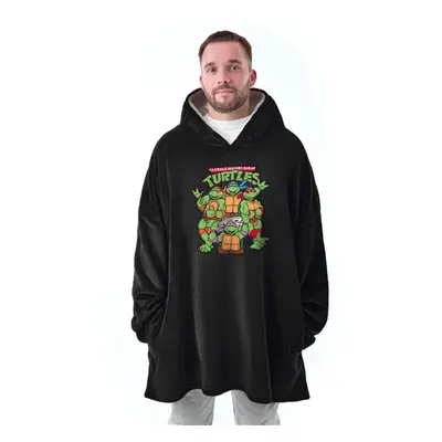 Teenage Mutant Ninja Turtles Blanket Hoodie (Mens Black)