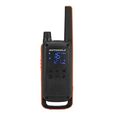 Motorola Talkabout T82 PMR446 2-Way Walkie Talkie Radio Twin Pack - Orange / Black