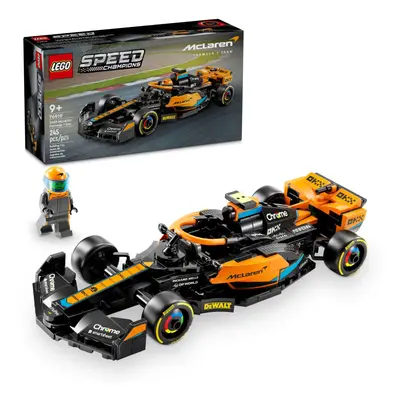 LEGO Speed Champions McLaren Formula Race Car Toy for Play and Display Buildable McLaren Toy Set