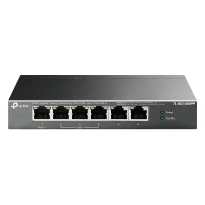 TP-Link 6-Port Gigabit Desktop Switch with 3-Port PoE+ and 1-Port...