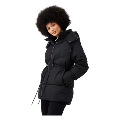 (16, Black) Regatta Womens Rurie Baffled Water Repellent Padded Jacket Coat