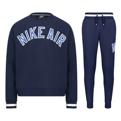 (Medium) Nike Air Crew Neck Tracksuit Navy