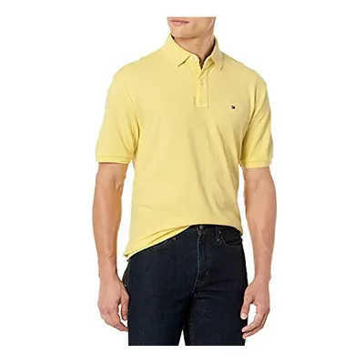 Tommy Hilfiger Mens Regular Short Sleeve Polo Shirt in classic Fit Ye