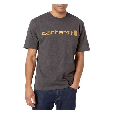 Carhartt Men's Loose Fit Heavyweight Short-Sleeve Logo Graphic T-Shirt