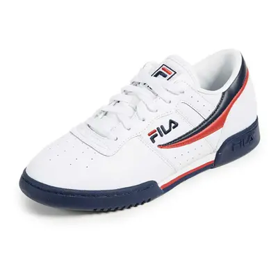 Fila Men's Original Vintage Fitness Shoe White/Navy/Red M