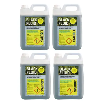 (4x5 Litres) Black Fluid | Driveways, Patios and Drains Cleaner