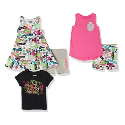 Amazon Essentials Disney Marvel Star Wars Frozen Princess Toddler girls Mix-and-Match Outfit Set