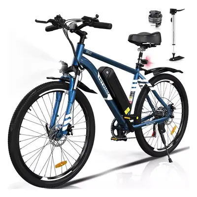 (Blue) HITWAY BK15 26" Tire 250W Electric Mountain Bike