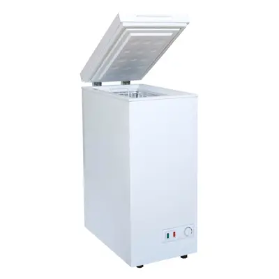 36cm White Chest Freezer, Freestanding Slimline Compact - SIA CHF60W