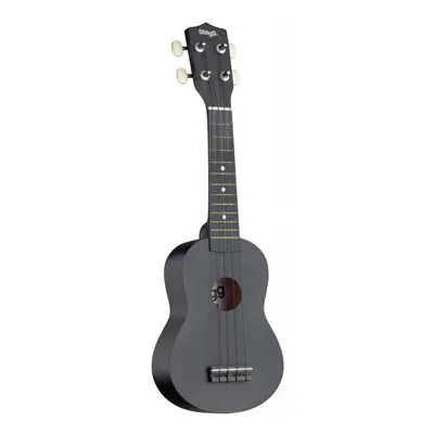 Stagg US-NIGHT Soprano Ukulele with Black Nylon Gig Bag - Black