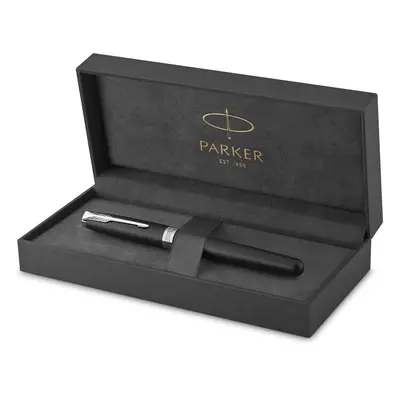 PARKER Sonnet Fountain Pen Matte Black Lacquer with Palladium Trim