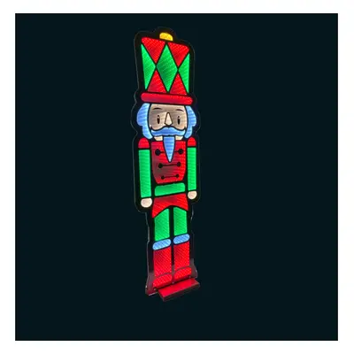 4ft (1.2m) Christmas Nutcracker Infinity Decoration with LEDs