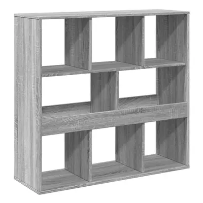 (grey sonoma, x x 94.5 cm) vidaXL Room Divider Privacy Screen Bookcase Bookshelf Engineered Wood