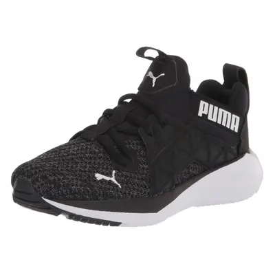 Puma Softride Enzo NXT Knit PS (Little Kid) Black White Little Kid