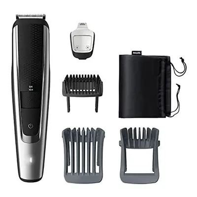 Philips Beard & Stubble Trimmer/Hair Clipper for Men, Series 5000, Length Settings, Min. Runtime