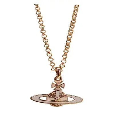 Vivienne Westwood - Neil Mini Bas Relief Pendant Gold/ Light Colorado