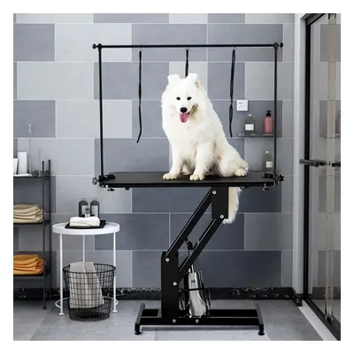 Adjustable Anti Rust Black Animal Pet Grooming Table Stand