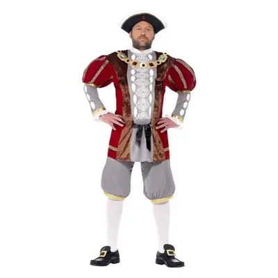 Henry VIII Deluxe Costume, Chest 42"-44", Leg Inseam 33"