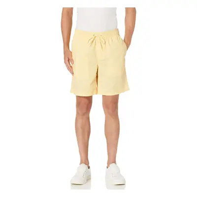 Mens Drawstring Walk Short (Available in Plus Size), Pale Yellow, Small