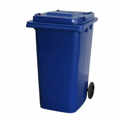 (Blue) Wheelie Bin 120L Council Size & Rubber Wheels