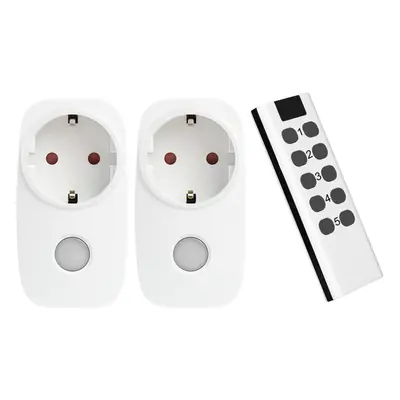 (#4) Smart Remote Control Socket Set Universal EU Outlet With Night Light Outlet Wireless Mhz Co