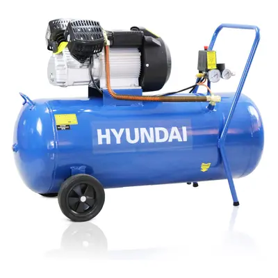 Hyundai 7cfm V-Twin Electric Direct Drive Air Compressor (Oil Lubricated) - Litre