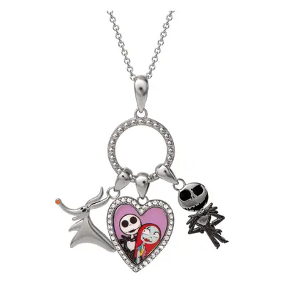 Disney The Nightmare Before Christmas Women's Necklace - Jack and Sall