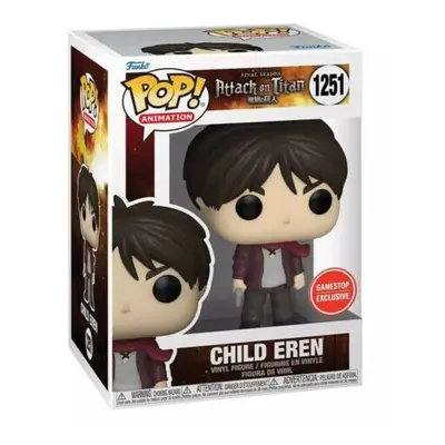 Funko Pop Attack on Titan Child Eren GameStop Exclusive Vinyl Fig