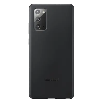 Samsung Galaxy Note Leather Cover Case - Black