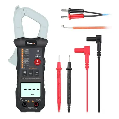 Intelligent True RMS Clamp Meter Counts Digital Multimeter with NCV Resistor Diode Capacitor Tes