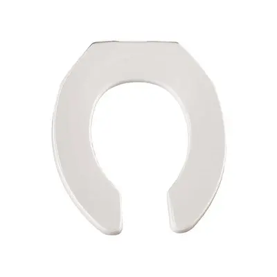 Bemis 1955cT Mayfair Duraloy Open Elongated Toilet Seat White