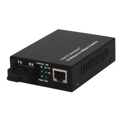 kenable Fibre Optic MM Media Converter 100FX SC to RJ45 Ethernet 100 TX