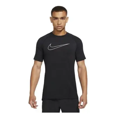 Nike Pro Dri-FIT Men's Slim Fit Short-Sleeve Dri-Fit Top (Black/White