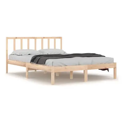 (brown, x cm) vidaXL Solid Wood Pine Bed Frame Wooden Bedstead Furniture Multi Colours/Sizes