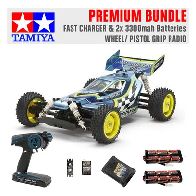 TAMIYA RC Plasma Edge II TT-02B 1:10 Premium Wheel Radio Bundle