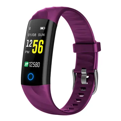 (Purple) Color Display Smart Watch Visible Messages Remind Smart Breathing Lamp Watch