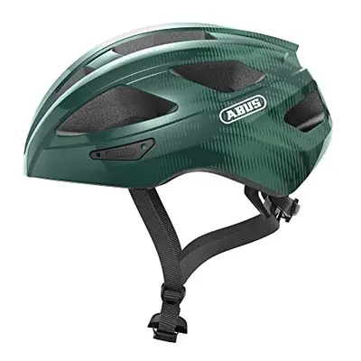 Macator Racing Bike Helmet - Sporty Bicycle Helmet for Beginners - for Women and Men - Green, Si