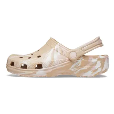 Crocs Unisex Classic Marbled Tie Dye Clog Chai/Pink Rose Numeric_2 U