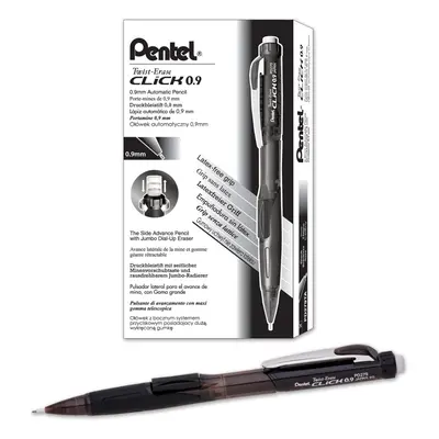 Pentel Twist-Erase CLICK Mechanical Pencil (0.9mm) Assorted Black Barr