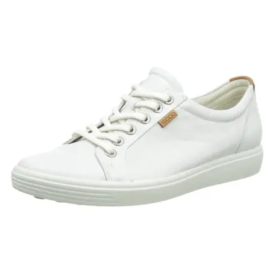 Ecco Womens Soft VII Fashion Sneaker White EU4-45 US