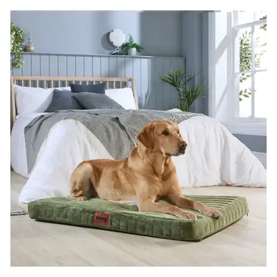 (Green, Large) Paws for Slumber Orthopaedic Pet Bed