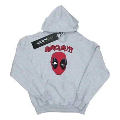 (M, Sports Grey) Marvel Mens Deadpool Seriously Hoodie