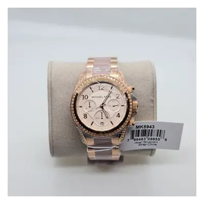 Michael Kors MK5943 Luxury Rose Gold Ladies Quartz Wrist Watch 39mm