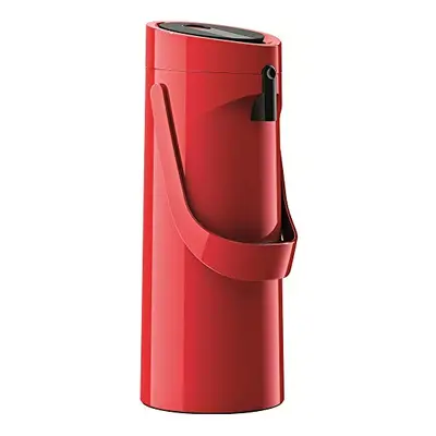 K3140314 Ponza Pump Thermos Red 1L Single Pump Function with Generous Pump Volume Hot Up to Hour