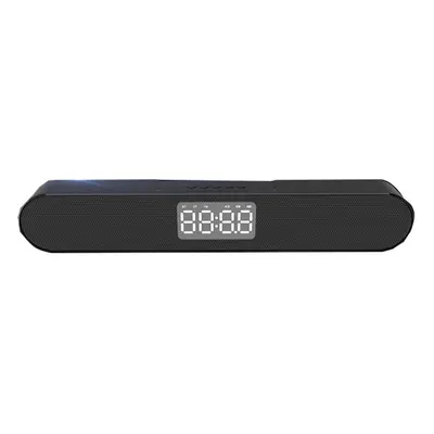 Wireless Bluetooth Speaker Double Units 3D Sound LED Display Alarm Clock FM Radio Soundbar Deskt