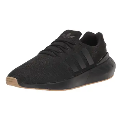 adidas Men's Swift Run Sneaker Black/Gum/White 9.5