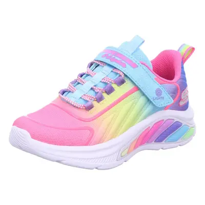 Skechers Girls Rainbow Cruisers Sneaker Turquoise/Multi Little Ki