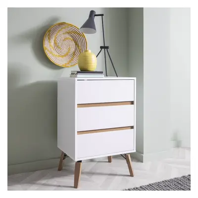 Otto Chest of Drawers Tall Drawer in Classic White